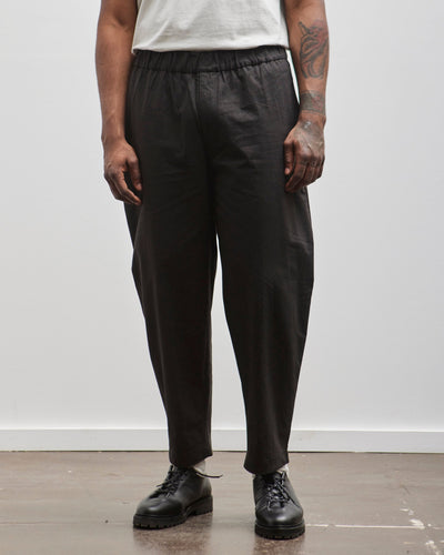 7115 Unisex Cotton Elastic Pull-Up Trouser, Black