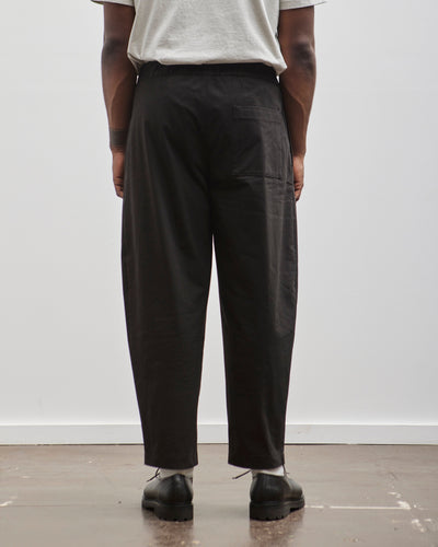 7115 Unisex Cotton Elastic Pull-Up Trouser, Black