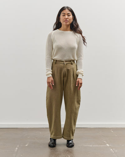 7115 Sand-Washed Curve Legged Trouser, Washed Walnut