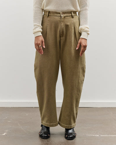 7115 Sand-Washed Curve Legged Trouser, Washed Walnut