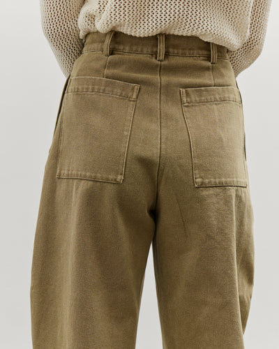 7115 Sand-Washed Curve Legged Trouser, Washed Walnut