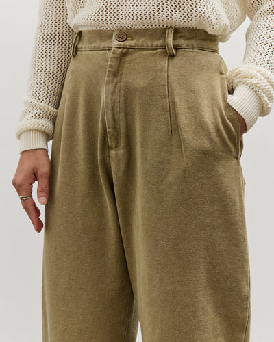 7115 Sand-Washed Curve Legged Trouser, Washed Walnut