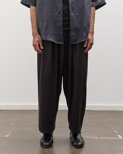 7115 by Szeki Unisex Elastic Panel Barrel Trouser, Black