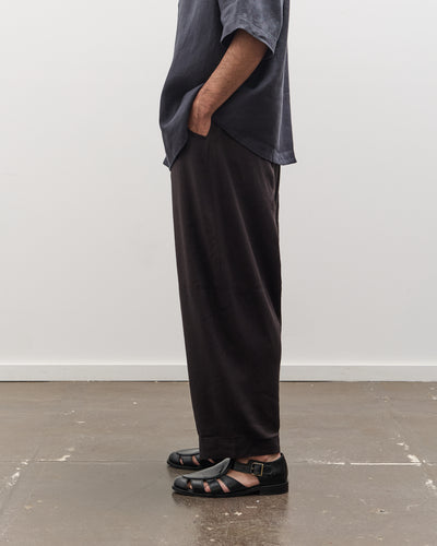 7115 by Szeki Unisex Elastic Panel Barrel Trouser, Black