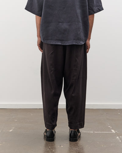 7115 by Szeki Unisex Elastic Panel Barrel Trouser, Black