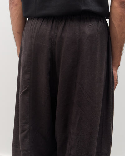 7115 by Szeki Unisex Elastic Panel Barrel Trouser, Black