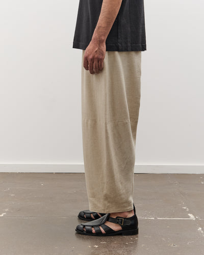 7115 by Szeki Unisex Elastic Panel Barrel Trouser, Oatmeal