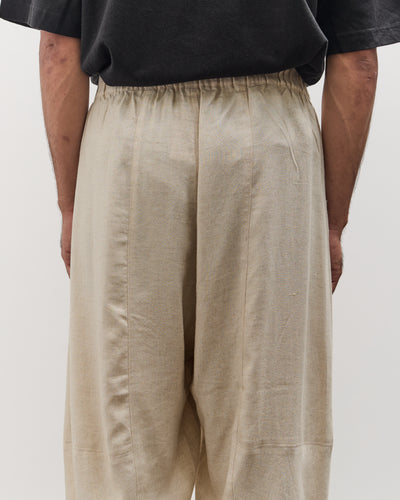 7115 by Szeki Unisex Elastic Panel Barrel Trouser, Oatmeal