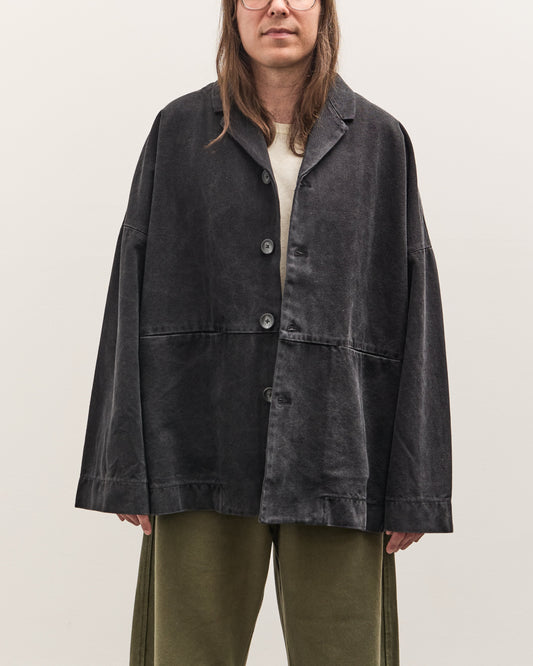 7115 by Szeki Oversized Blazer Unisex, Washed Black