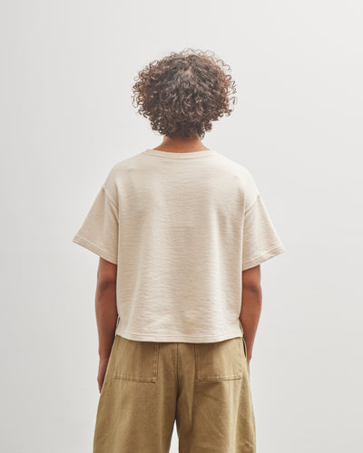 7115 by Szeki Signature Crop Tee, Oatmeal