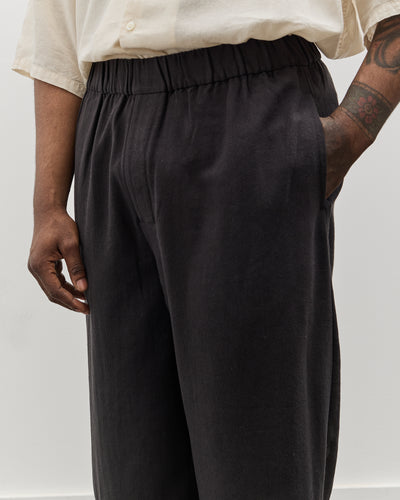 7115 by Szeki Unisex Signature Elastic Pull-Up Trouser, Black