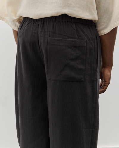 7115 by Szeki Unisex Signature Elastic Pull-Up Trouser, Black