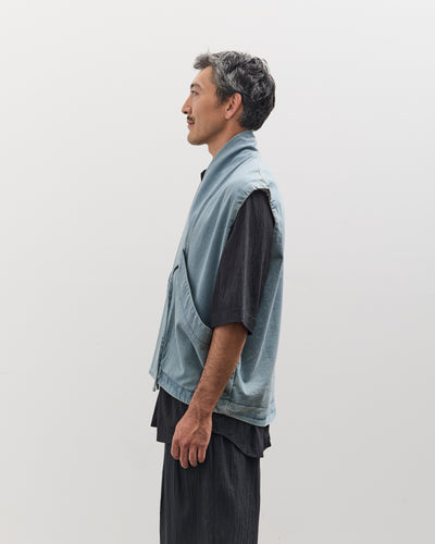 7115 by Szeki Unisex Sumo Vest, Faded Blue