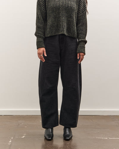 7115 by Szeki Curved Legged Work Trouser, Washed Black