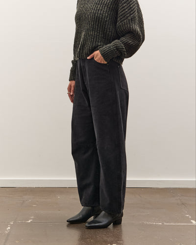 7115 by Szeki Curved Legged Work Trouser, Washed Black