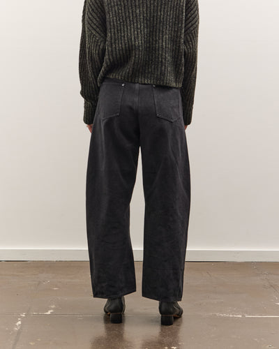 7115 by Szeki Curved Legged Work Trouser, Washed Black