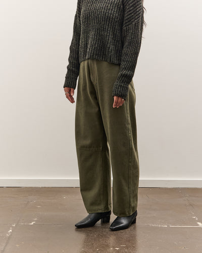 7115 by Szeki Curved Legged Work Trouser, Washed Olive
