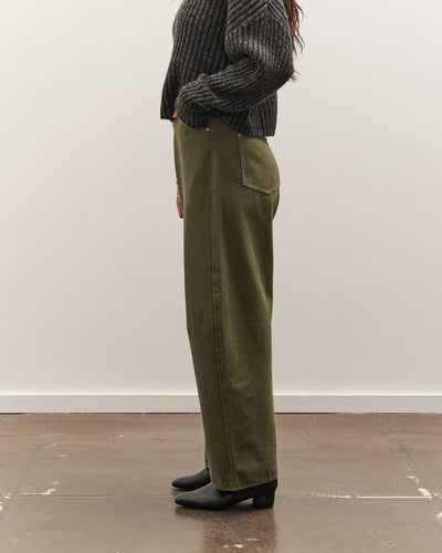 7115 by Szeki Curved Legged Work Trouser, Washed Olive