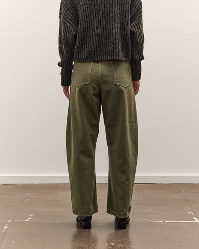 7115 by Szeki Curved Legged Work Trouser, Washed Olive