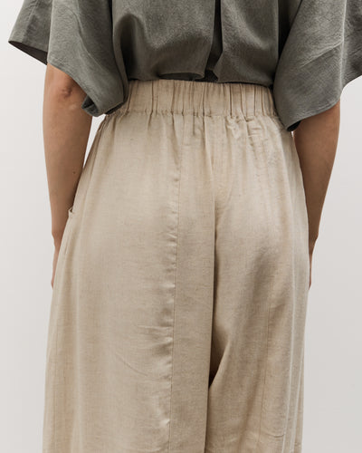 7115 by Szeki Elastic Panel Barrel Trouser, Oatmeal