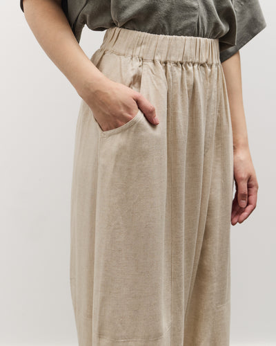 7115 by Szeki Elastic Panel Barrel Trouser, Oatmeal