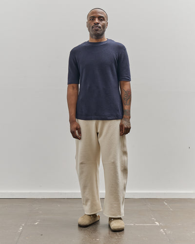 7115 by Szeki Unisex Fine Knit Crewneck, Navy