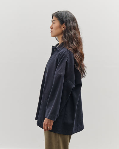 7115 by Szeki Pockets Short Coat, Navy