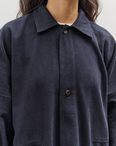 7115 by Szeki Pockets Short Coat, Navy