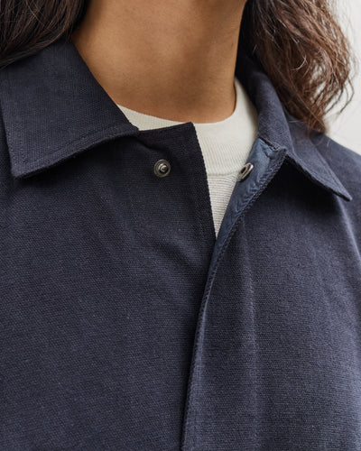 7115 by Szeki Pockets Short Coat, Navy