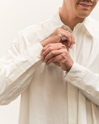 7115 by Szeki Cocoon Dress Shirt Unisex, Off-White