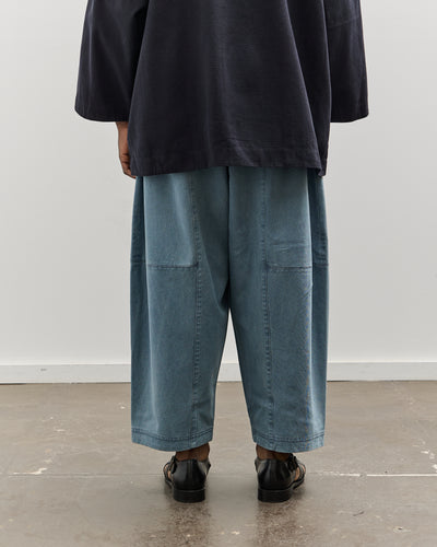7115 by Szeki Unisex Elastic Panel Barrell Trouser, Faded Blue