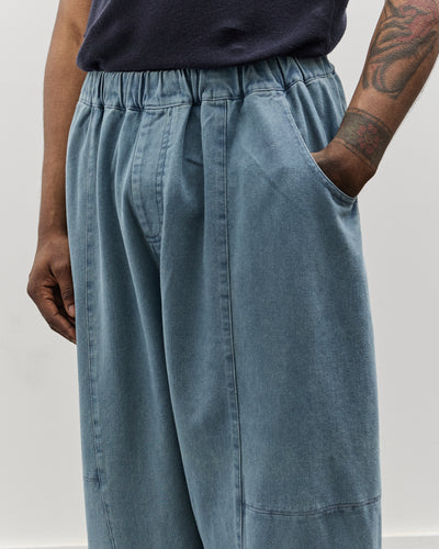 7115 by Szeki Unisex Elastic Panel Barrell Trouser, Faded Blue