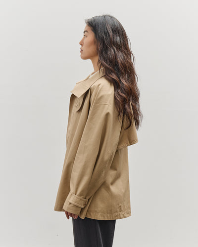 7115 by Szeki Short Spring Trench, Tan Beige