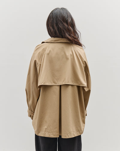 7115 by Szeki Short Spring Trench, Tan Beige