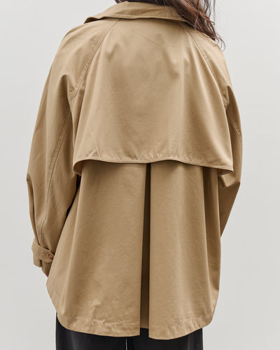 7115 by Szeki Short Spring Trench, Tan Beige