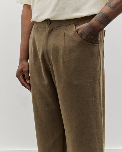 7115 by Szeki Unisex Signature Curved Leg Trouser, Olive