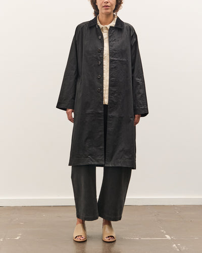 7115 by Szeki Signature Duster Coat, Black