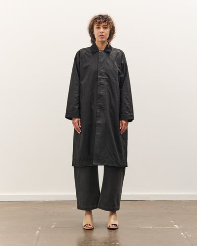7115 by Szeki Signature Duster Coat, Black
