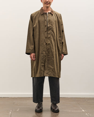 7115 by Szeki Signature Duster Coat Unisex, Olive Brown