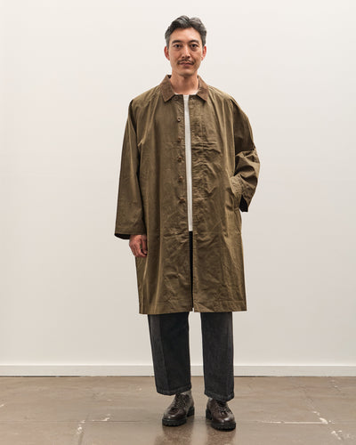 7115 by Szeki Signature Duster Coat Unisex, Olive Brown