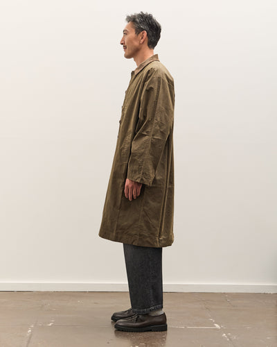 7115 by Szeki Signature Duster Coat Unisex, Olive Brown