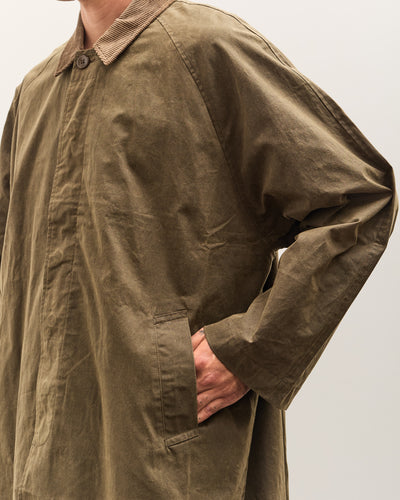 7115 by Szeki Signature Duster Coat Unisex, Olive Brown