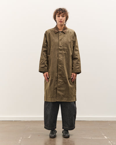 7115 by Szeki Signature Duster Coat, Olive Brown