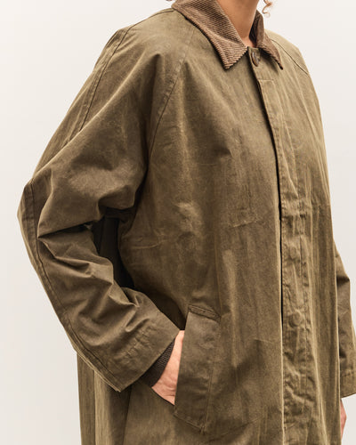 7115 by Szeki Signature Duster Coat, Olive Brown