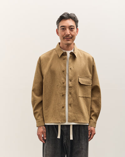 7115 by Szeki Textured Flat Hem Shirt Unisex, Kelp