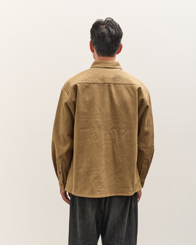 7115 by Szeki Textured Flat Hem Shirt Unisex, Kelp