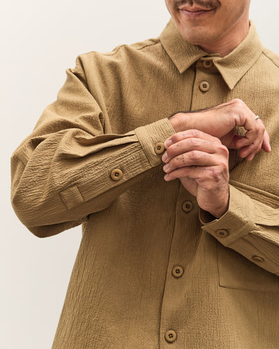 7115 by Szeki Textured Flat Hem Shirt Unisex, Kelp
