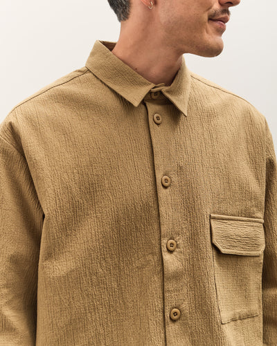 7115 by Szeki Textured Flat Hem Shirt Unisex, Kelp