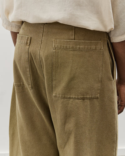 7115 Unisex Sand-Washed Curve Legged Trouser, Washed Walnut