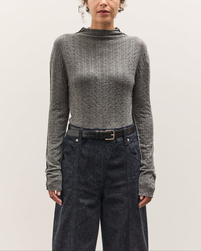 Anggae Smocked Pullover, Grey